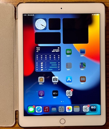 iPad Air2 Wi-Fi モデル 16GB 美品　iPadOS15.7.2で動作