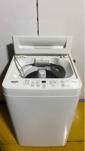 ✨使用期間6ヶ月未満✨ 2021年製 洗濯機 風乾燥あり 5kg ホワイト