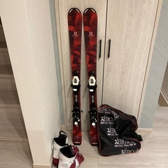スキー板120 スキー靴21センチ　サロモン