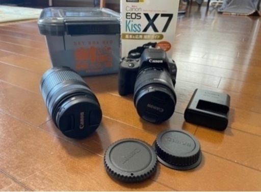 決まりました！デジタル一眼レフ　Canon EOSkiss x7 Wレンズキット　カメラ