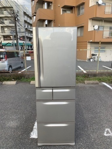 5km配送無料　保証付き　東芝 TOSHIBA 冷蔵庫（401L・右開き） GR-40ND-N