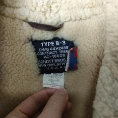 最終価格Schott フライトジャケット B3 ムートン レザー USA製 ビンテージ