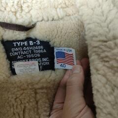 最終価格Schott フライトジャケット B3 ムートン レザー USA製 ビンテージ
