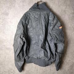 実物 旧西ドイツ空軍 フライトジャケット ビンテージ 80s XL 本革 レザー