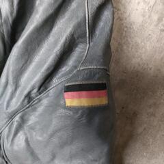 実物 旧西ドイツ空軍 フライトジャケット ビンテージ 80s XL 本革 レザー