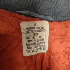 実物 旧西ドイツ空軍 フライトジャケット ビンテージ 80s XL 本革 レザー