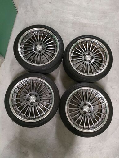 WORK ワーク ランベックLF1 18インチ 8.5J+36 4本セット タイヤ付