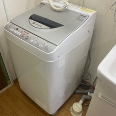 【無料で差し上げます】洗濯機　SHARP es-tg55k 中古品
