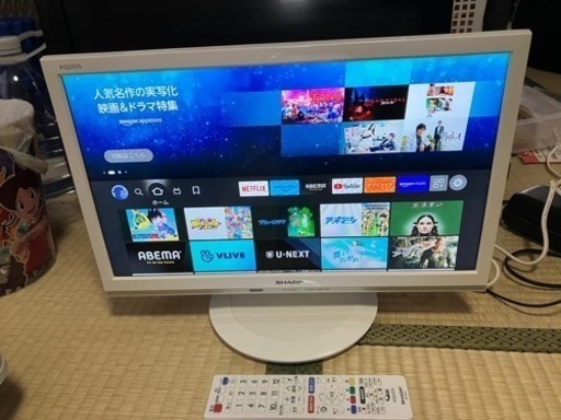 美品！2019年製★シャープ AQUOS 液晶テレビ・2T-C19AD★外付HDD録画対応★早見再生可能