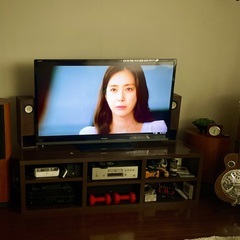 美品 SHARP AQUOS 60型LED液晶テレビ LC-60W7 外付HDD付 録画