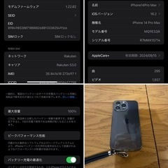 最安値【iPhone14Pro Max】256GB・特典付