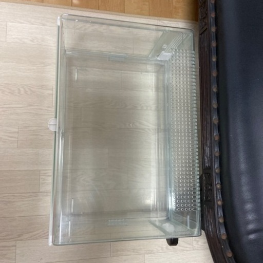 ハムスターケースとヒーターとトンネル