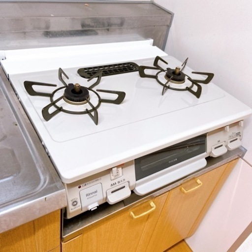 ガスコンロ 1年未満使用 白 都市ガス ガスコンロ 1年未満使用 白 都市ガス