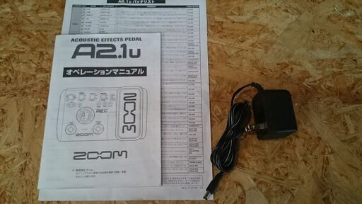 【愛品倶楽部柏店】ZOOM アコギ用マルチエフェクター A2.1u