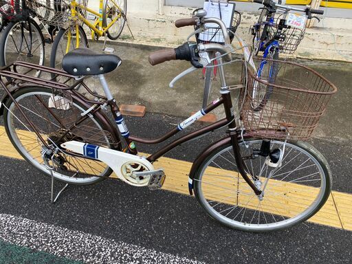 リサイクルショップどりーむ天保山店　No.562　自転車　26インチ　6段ギア付き！　ライト付き！