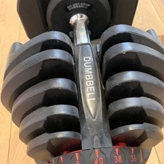 可変式ダンベル  40㎏×2  17段階調整、トレーニングベンチ