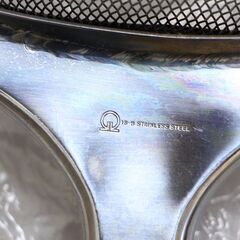 ジャンボスクイざる ザル 業務用 ステンレス 18-8 厨房 メッシュ あみ 揚げざる 直径38cm (J1174wY)