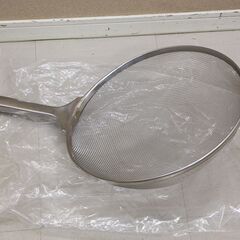 ジャンボスクイざる ザル 業務用 ステンレス 18-8 厨房 メッシュ あみ 揚げざる 直径38cm (J1174wY)