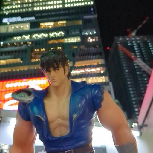 北斗の拳 ケンシロウ☆ソフビ☆約32cm☆1985年製