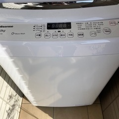 ハイセンス　7.5キロ　洗濯機