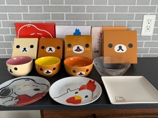 ローソン 非売品 リラックマなどの皿 - 丼