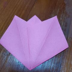 折り紙　花　チューリップ