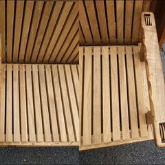 6-13 伝統工芸 会津松本 桐 スライドベット シングル 折りたたみ【引取限定・現状渡し】カグマニア