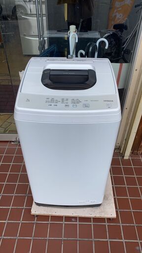 【リサイクル市場エコ伊川谷】HITACHI / 日立 5.0kg 2021年製 全自動洗濯機【1か月保障付き】【取りに来られる方限定】