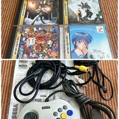 M054 動作OK SEGA SATURN セガサターン HST-0014 ソフト4本付 ときめき 