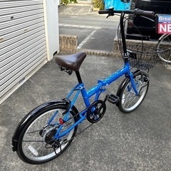 美品(使用期間1ヶ月程度)折り畳み自転車