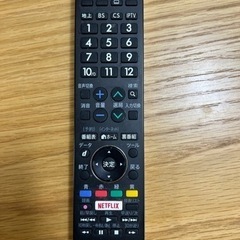 テレビ(SHARP AQUOS)、ブルーレイレコーダー、リモコン、説明書付き