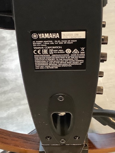 YAMAHA SLG200S サイレントギター ソフトケース、取説付