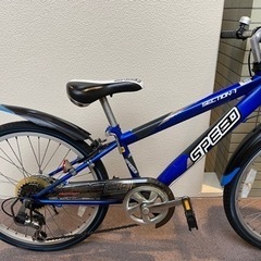 子供用自転車 22インチ ジュニアマウンテンバイク シマノ 6段...