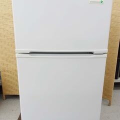 恵庭】YAMADA ヤマダ ノンフロン冷凍冷蔵庫 YRZ-C09B1 2018年製 90L 2