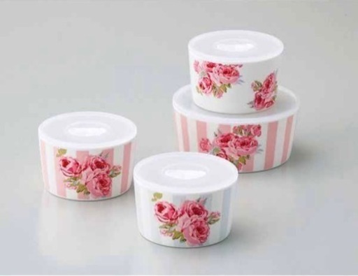 LAURA ASHLEY クチュール ローズ 【レンジ4点セット 】