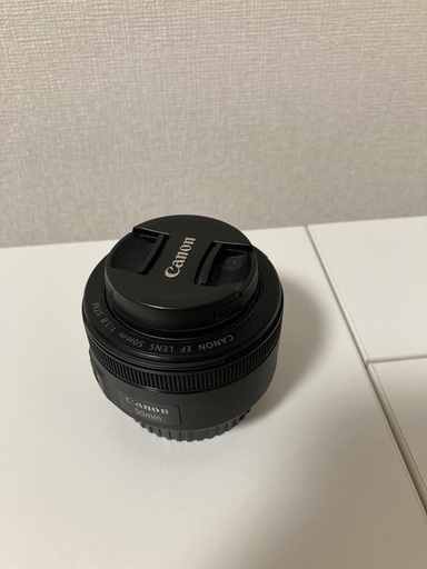 キヤノン　単焦点レンズ　EF50mm STM レンズプロテクト付き