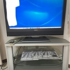 テレビとテレビ台 ジャンク