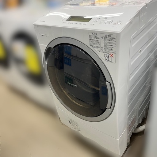 J2145 ★6ヶ月保証付★ 東芝 TOSHIBA ドラム式洗濯乾燥機 11kgドラム式洗濯機 TW-117V5 Bigマジックドラム 7kg乾燥機能付 2017年製  クリーニング済み