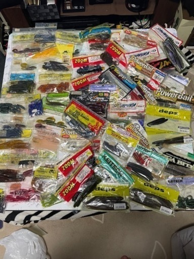 バス釣りワーム、ラバージグまとめ売り