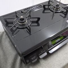 美品 2020年製 リンナイ ガステーブル 右強火力 都市ガス用 2口