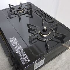 美品 2020年製 リンナイ ガステーブル 右強火力 都市ガス用 2口