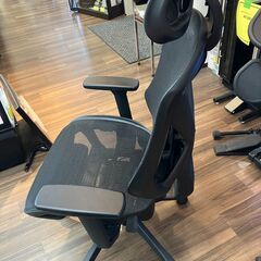 ニトリ リクライニングワークチェア フォリストBK フットレスト付 椅子 いす チェア オフィスチェア 黒 ブラック おしゃれ 堺市 石津 ジャングルジャングル石津店