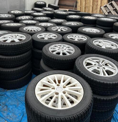 ❄️雪対策に！格安！均一価格！15インチアルミホイール付スタッドレス 