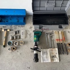 タブチ 穿孔機 &メタルスリーブ挿入器セット タブチ 穿孔機 &メタルスリーブ挿入器セット