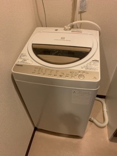 2019 TOSHIBA 7kg洗濯機 AW-7G8 引き取り限定