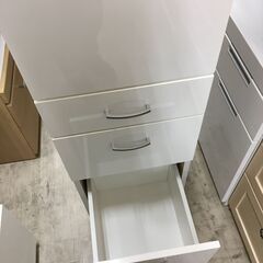 ニトリ すき間収納ラック コパン40 ラック 収納棚 チェスト 隙間ラック 隙間 白 ホワイト おしゃれ 幅40cm クリーニング済 堺市 石津【ジャングルジャングルサカイ石津店】