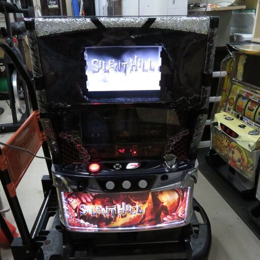 パチスロ実機 サイレントヒル コイン不用機 ドアキー・設定キー付