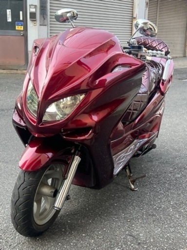 マジェスティ 250 カスタム　スピーカーなど