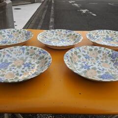 MINO YOGYO SEITO（美濃窯業製陶）深皿5セット　花柄
