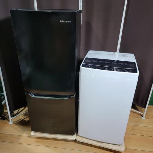‍♂️h050319売約済み‼️設置まで無料✨高年式2019年製✨ブラックインテリア✨Hisense × Haier 家電セット